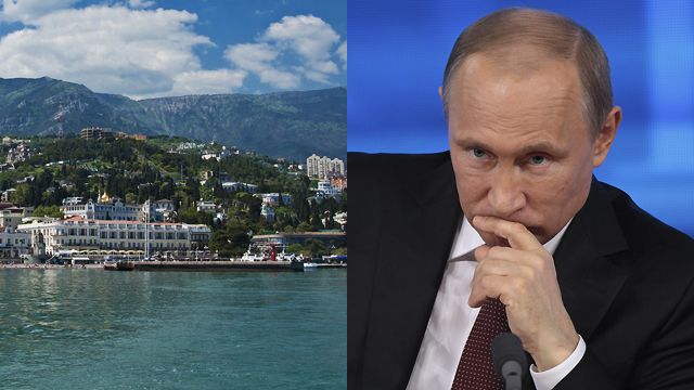 Дача Путина в оккупированном Крыму попала на ВИДЕО