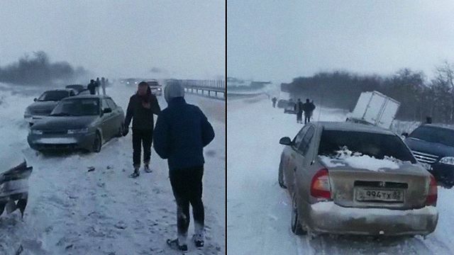 ДТП в Криму: під Сімферополем зіткнулося 32 автомобілі