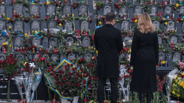 Зеленські - день пам'яті героїв Небесної сотні