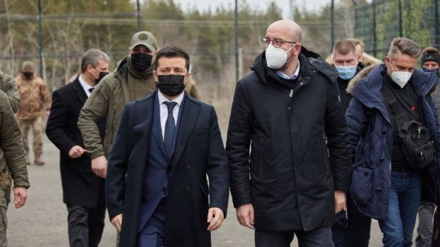 Зеленський сподівається на подальший тиск ЄС на РФ через ситуацію на Донбасі
