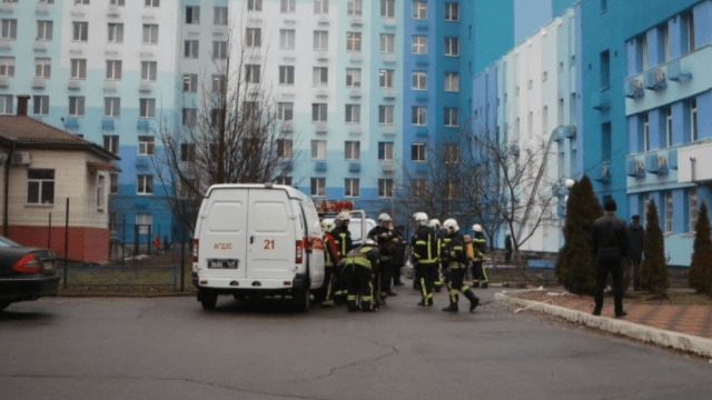 Пожежа в київській лікарні №1