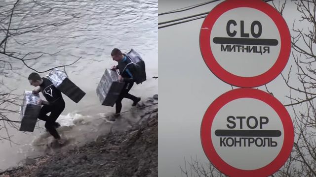 У гідрокостюмах в крижану воду: як працює контрабанда цигарок на Закарпатті