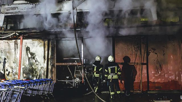 пожежа магазину у Києві