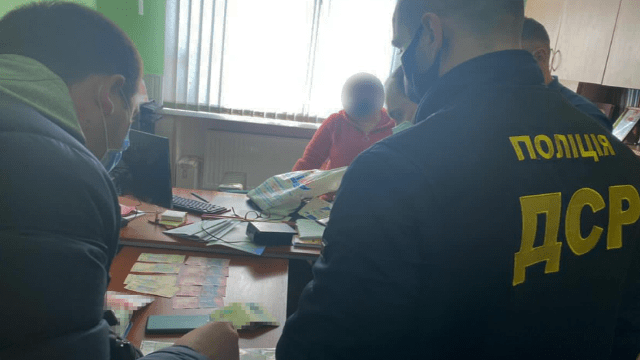 затримання на хабарі у Бердянську