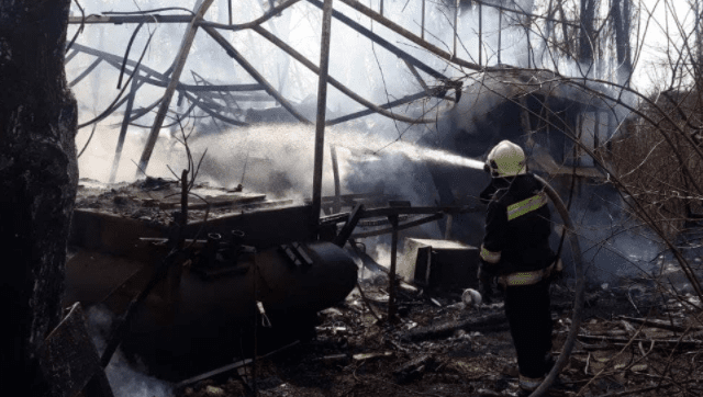 Пожежа у Києві