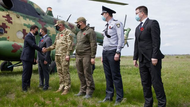 Володимир Зеленський на Луганщині