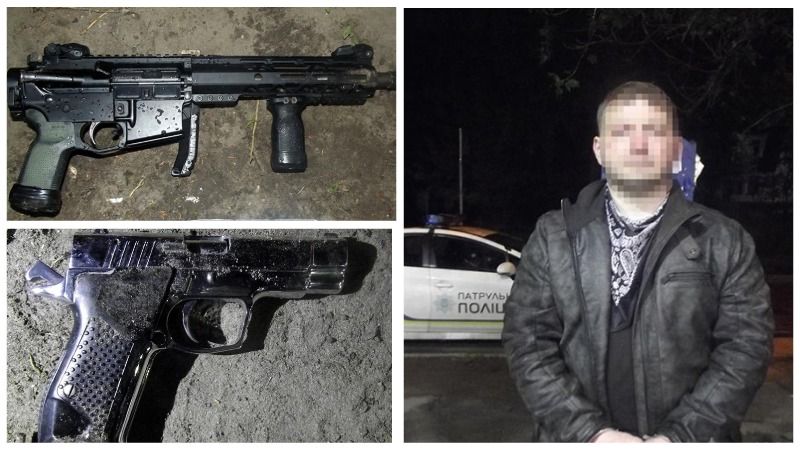 Стрельба в Киеве: мужчина открыл огонь по военным