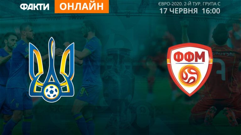 Україна Північна Македонія онлайн