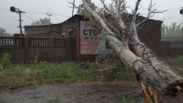 Деревопад, пошкоджені та затоплені будинки: наслідки негоди в Україні Фото 1 Наслідки негоди в Україні (Донецькій, Луганській та Одеській областях) Фото 1