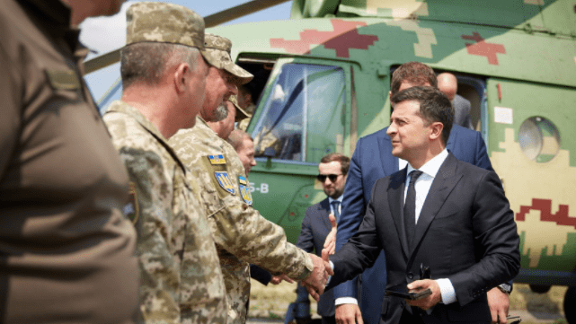 Зеленський на Донбасі