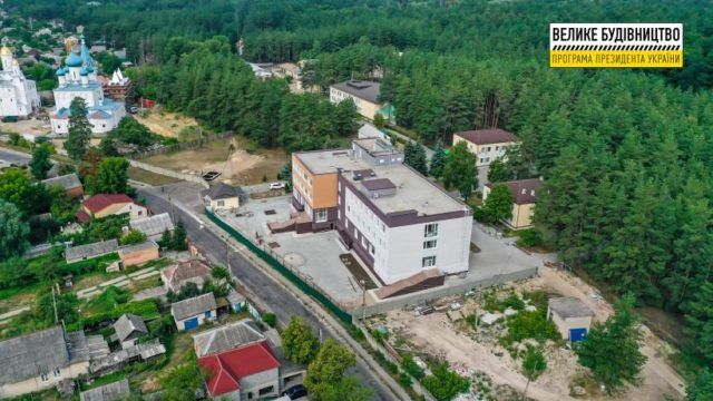 У Святогірську завершують Велике будівництво госпіталю для ветеранів АТО/ООС