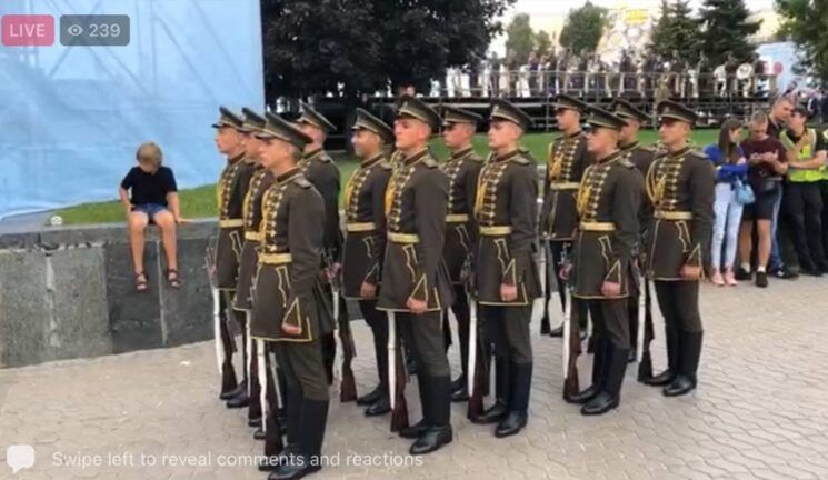 Репетиция военного парада ко Дню Независимости 2021 — онлайн-трансляция