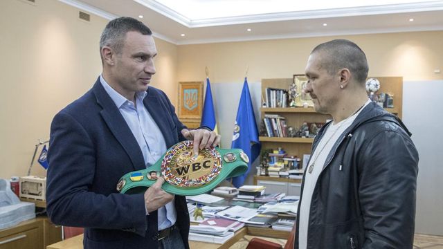 Віталій Кличко та Олександр Усик