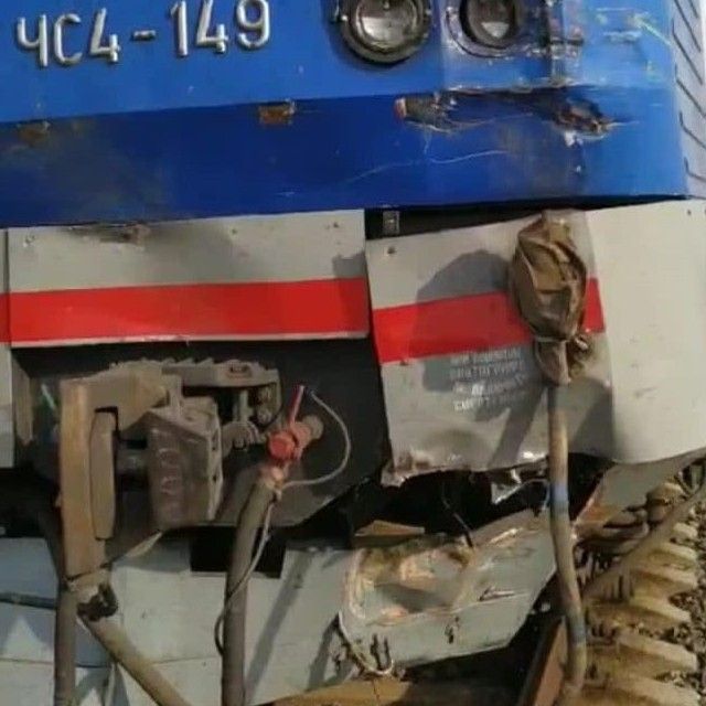 Зіткнення комбайна з потягом Зіткнення комбайна з потягом
