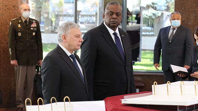 Ллойд Остін та Андрій Таран