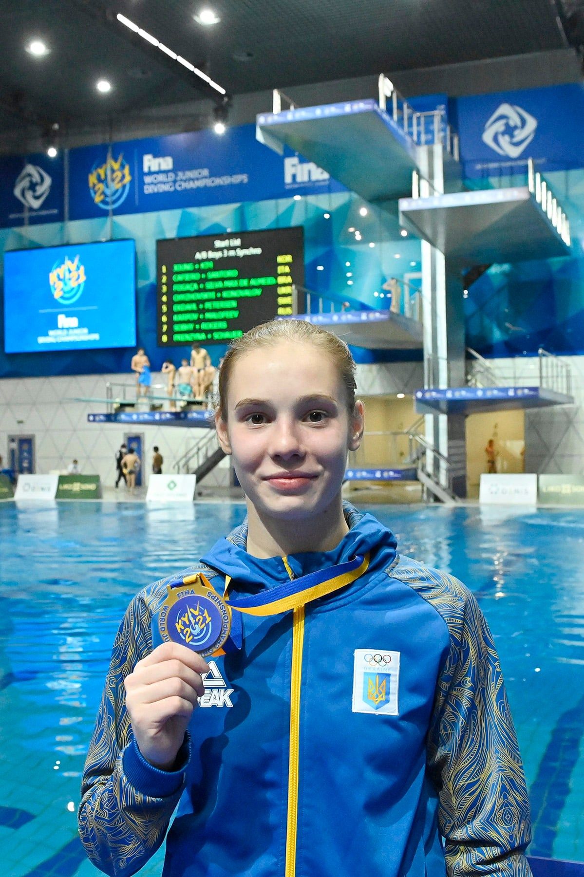 Украинка Ксения Байло стала чемпионкой мира по прыжкам в воду среди юниоров Фото 1 Ксенія Байло