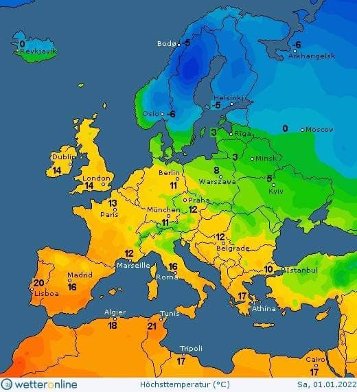 Плюсова температура та дощі, як навесні: прогноз погоди на 1 січня Фото 2 Погода на 1 січня 2022 року в Україні – прогноз погоди на сьогодні Фото 2