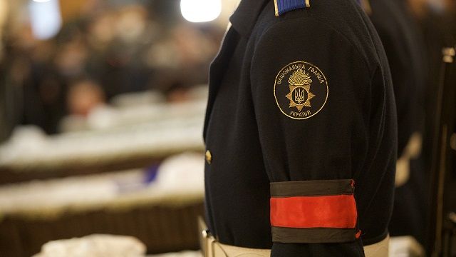 В Днепре прошла панихида по пяти погибшим нацгвардейцам