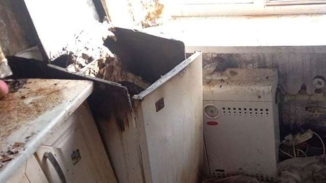 В Приморске двое полицейских спасли 9-месячного малыша от гибели в пожаре Фото 1 Пожежа у Приморську: подробиці пожежі на вулиці Вересневій Фото 1