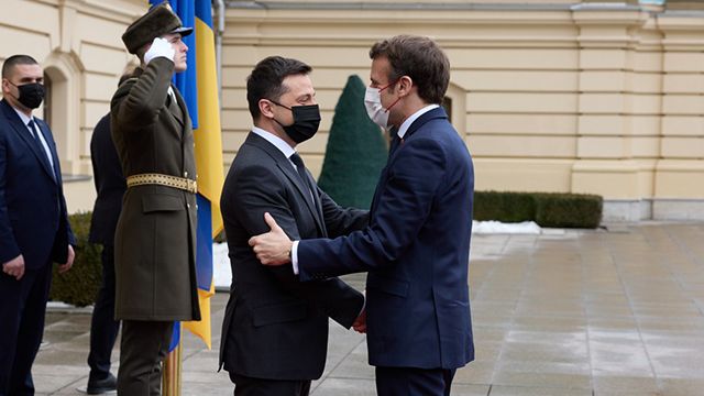 Зеленський і Макрон