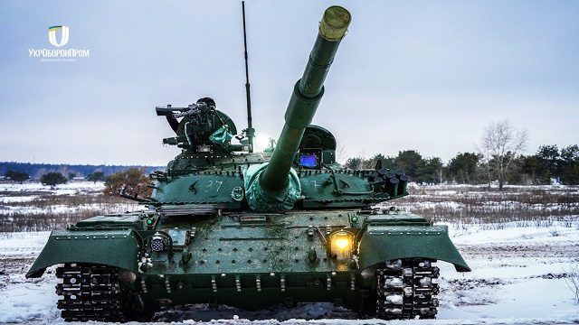 Укроборонпром показал испытания модернизированного танка Т-64БВ Фото 1 Укроборонпром показал испытание танка Т-64БВ Фото 1