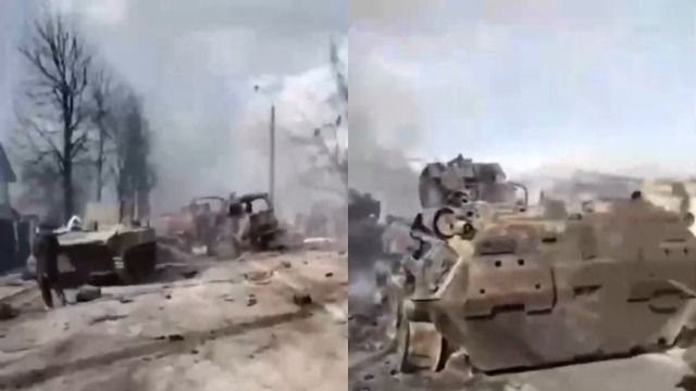 У Бучі розгромили техніку російських військ: ворог втратив понад 100 одиниць техніки