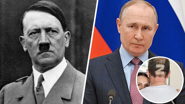 Свастика Z: Путін майже повністю сплагіатил Гітлера