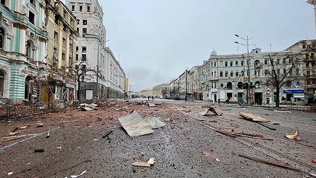 Харків обстріляний