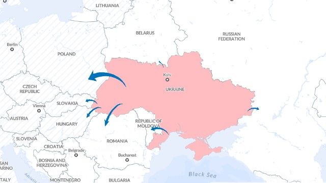 Майже 4 млн українців виїхали з країни від початку війни – ООН Фото 1 Майже 4 млн українців виїхало за кордон