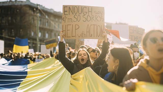 Мітинг на підтримку України