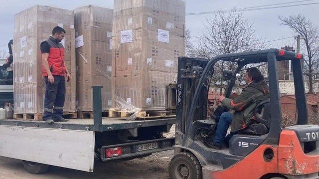 Гуманітарний вантаж Укрзалізницею до Чернігова Гуманітарний вантаж Укрзалізницею до Чернігова