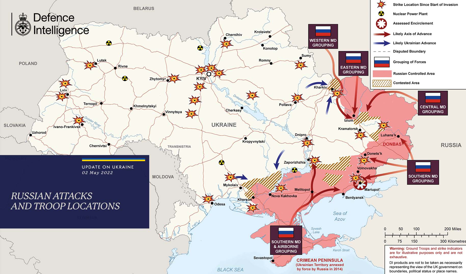 Карта бойових дій на 03.05.2022 – ситуація на фронті Фото 2 Карта бойових дій на 3 травня 2022