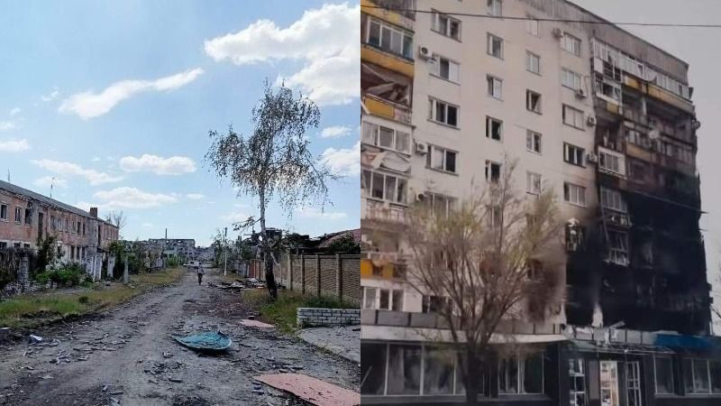 Российские войска штурмуют Северодонецк 4 июня 2022 — видео