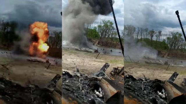 В Луганской области бойцы ВСУ прямо перед носом оккупантов заминировали и взорвали вражескую переправу