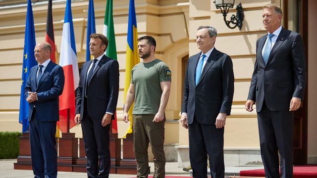 Зеленский провел переговоры с Макроном, Шольцом, Драги и Йоханнисом – первые итоги