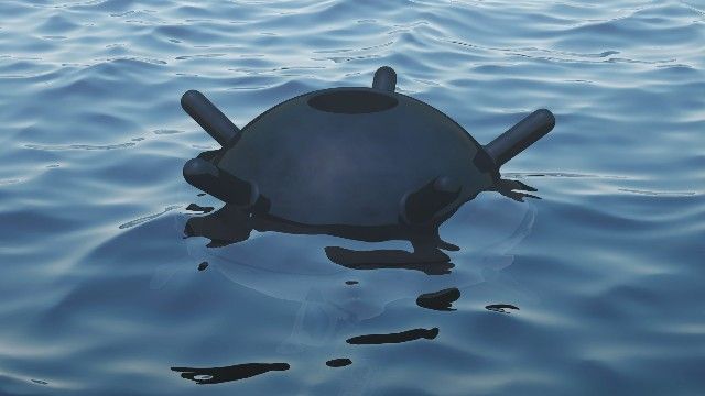 міна у морі_морська міна_міна у воді