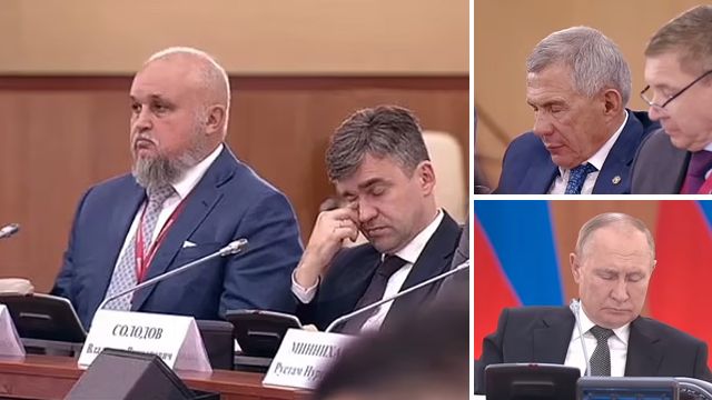 посіпаки путіна сплять на засіданні