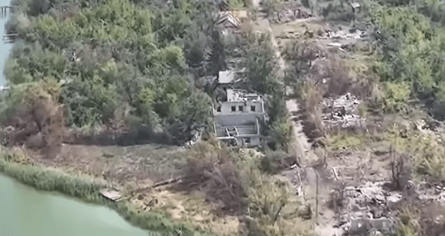 Видео полностью разрушенного поселка Пески