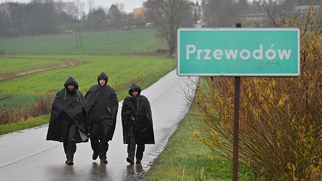 Вибух у Пшеводув Польща