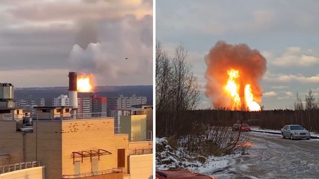 вибух біля Петербурга