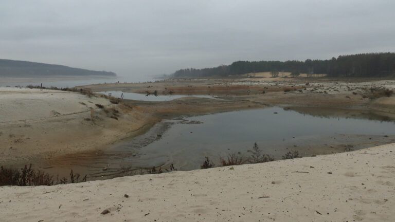 Превратилось в пустыню: как война уничтожила Оскольское водохранилище в Харьковской области Фото 1 Оскільське водосховище