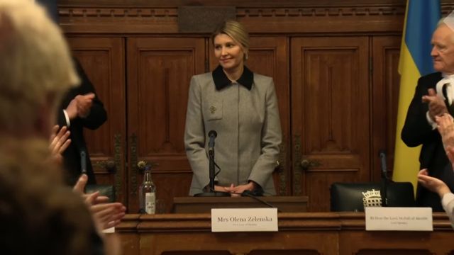 Олена Зеленська у парламенті Британії