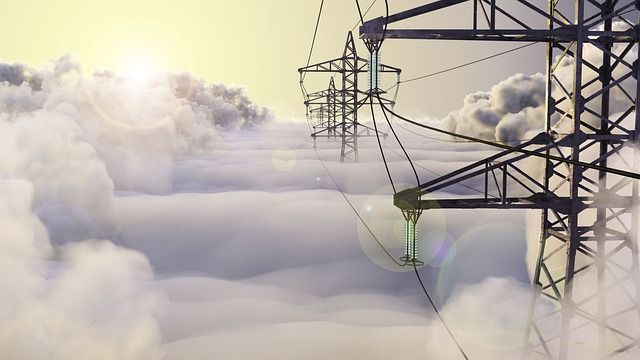 Енергосистеми електрика світло дроти провода лінії електропередач