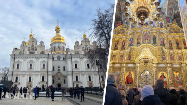 служба в Успенському соборі лаври ПЦУ