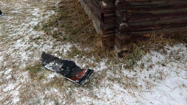 Обломки сбитой на Киевщине ракеты упали в музее Пирогово