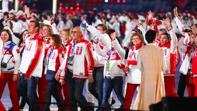 російські спортсмени на Олімпіаді