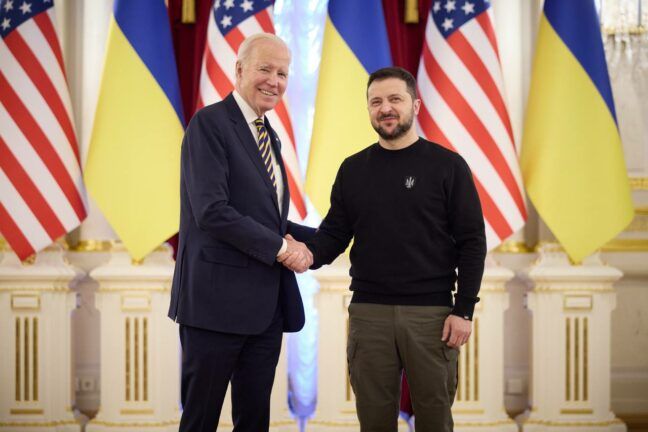 Байден із Зеленським у Києві