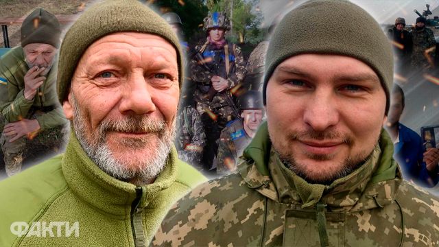 Добровольці Дмитро Остапчук та Красунчик