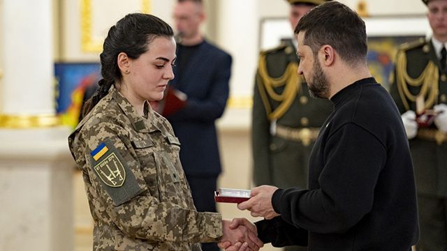 Володимир Зеленський нагородив Аліну Михайлову 14 березня 2023