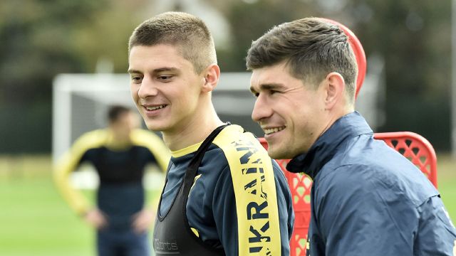 Миколенко, Маліновський тренування збірної України